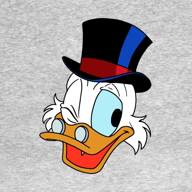 Scrooge McDuck - Head by BigOrangeShirtShop